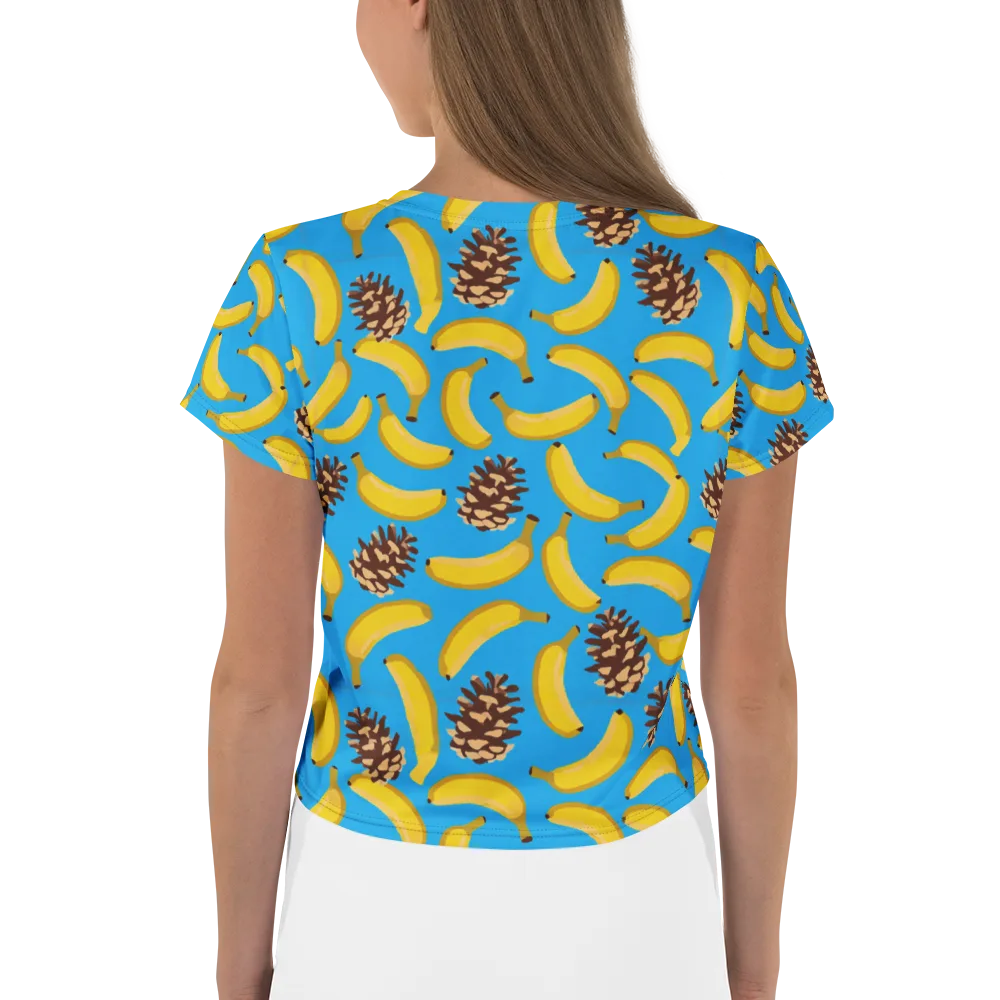 Tropic Timber on Crop Tee — Back