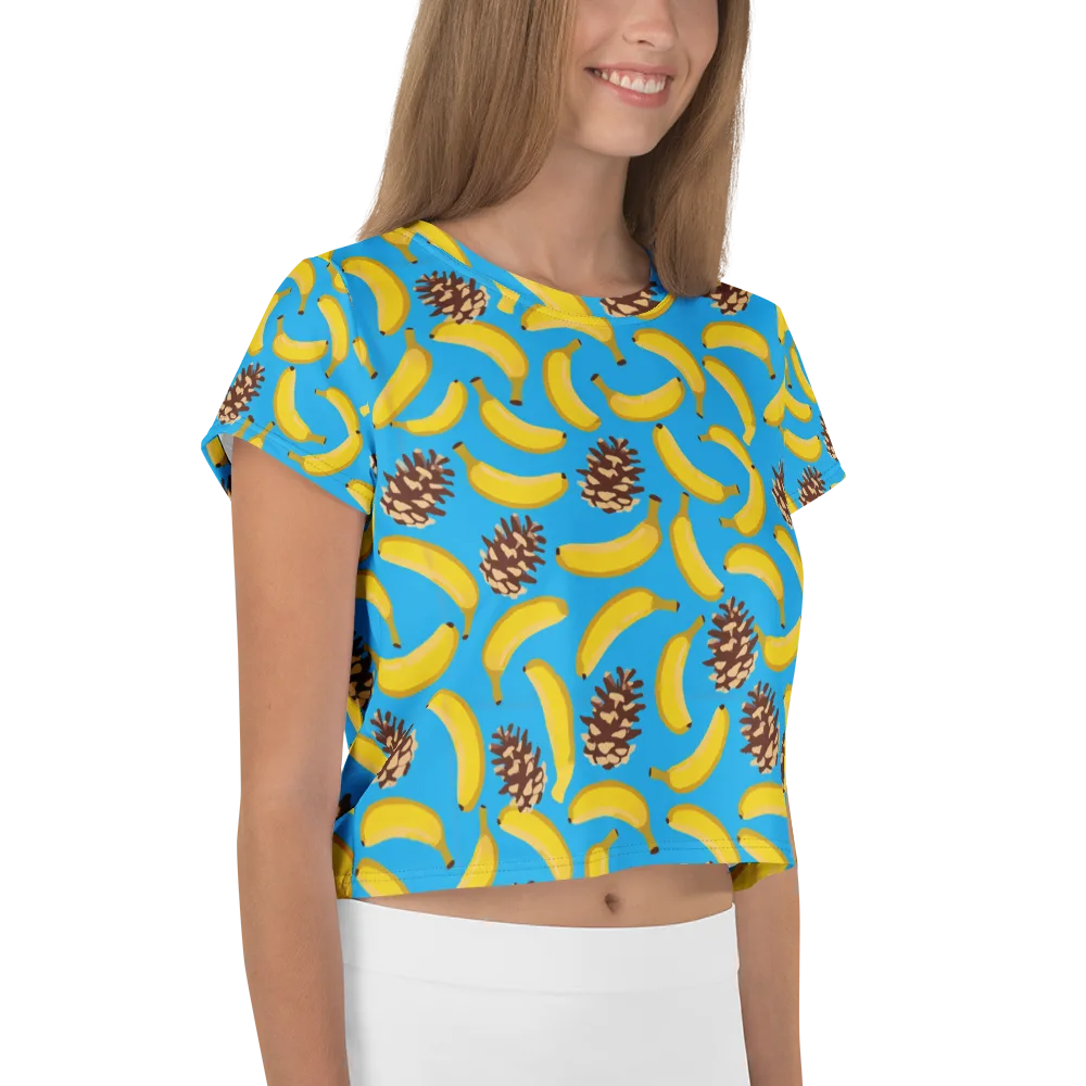 Tropic Timber on Crop Tee — Right