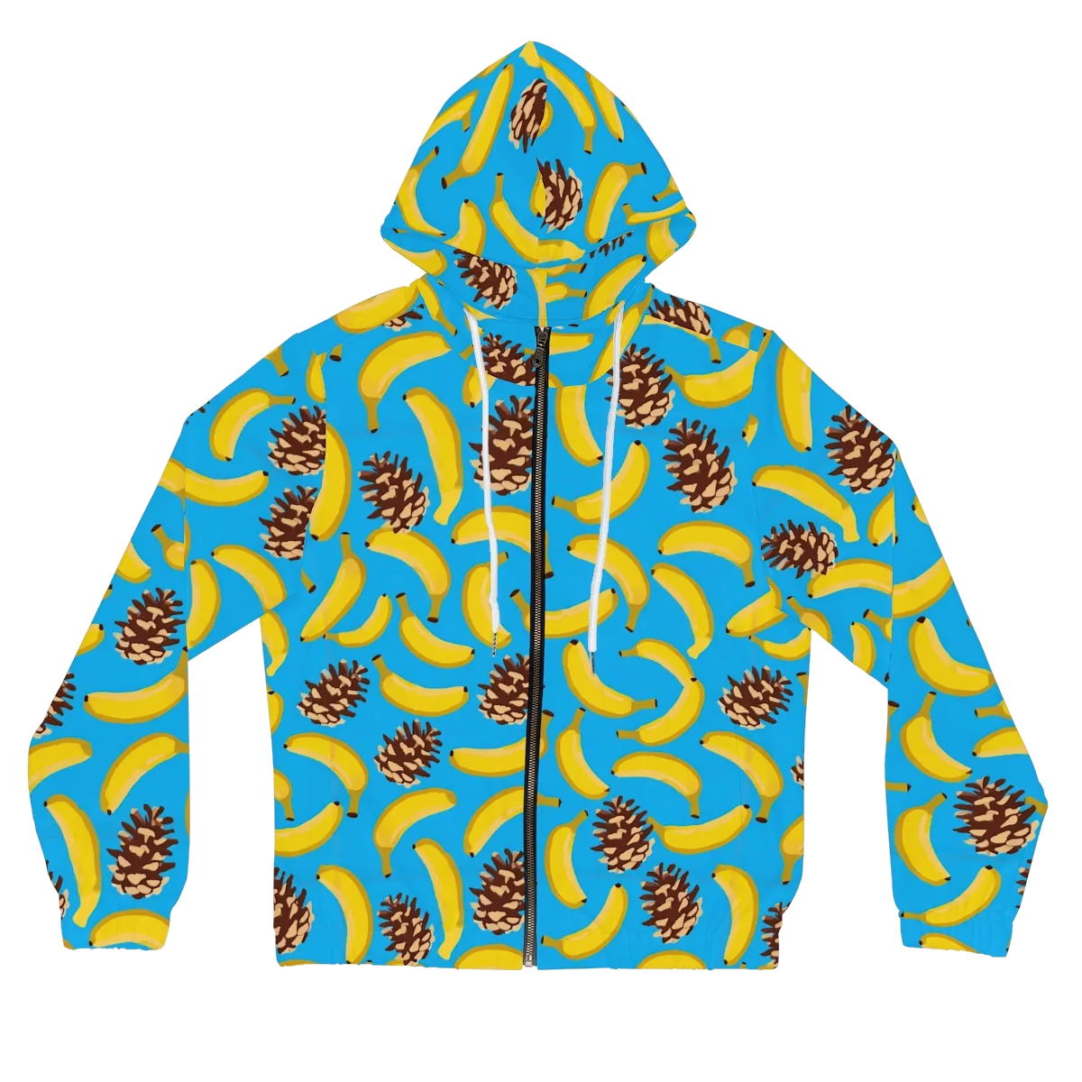 Tropic Timber on Women's Full-Zip Hoodie — Front