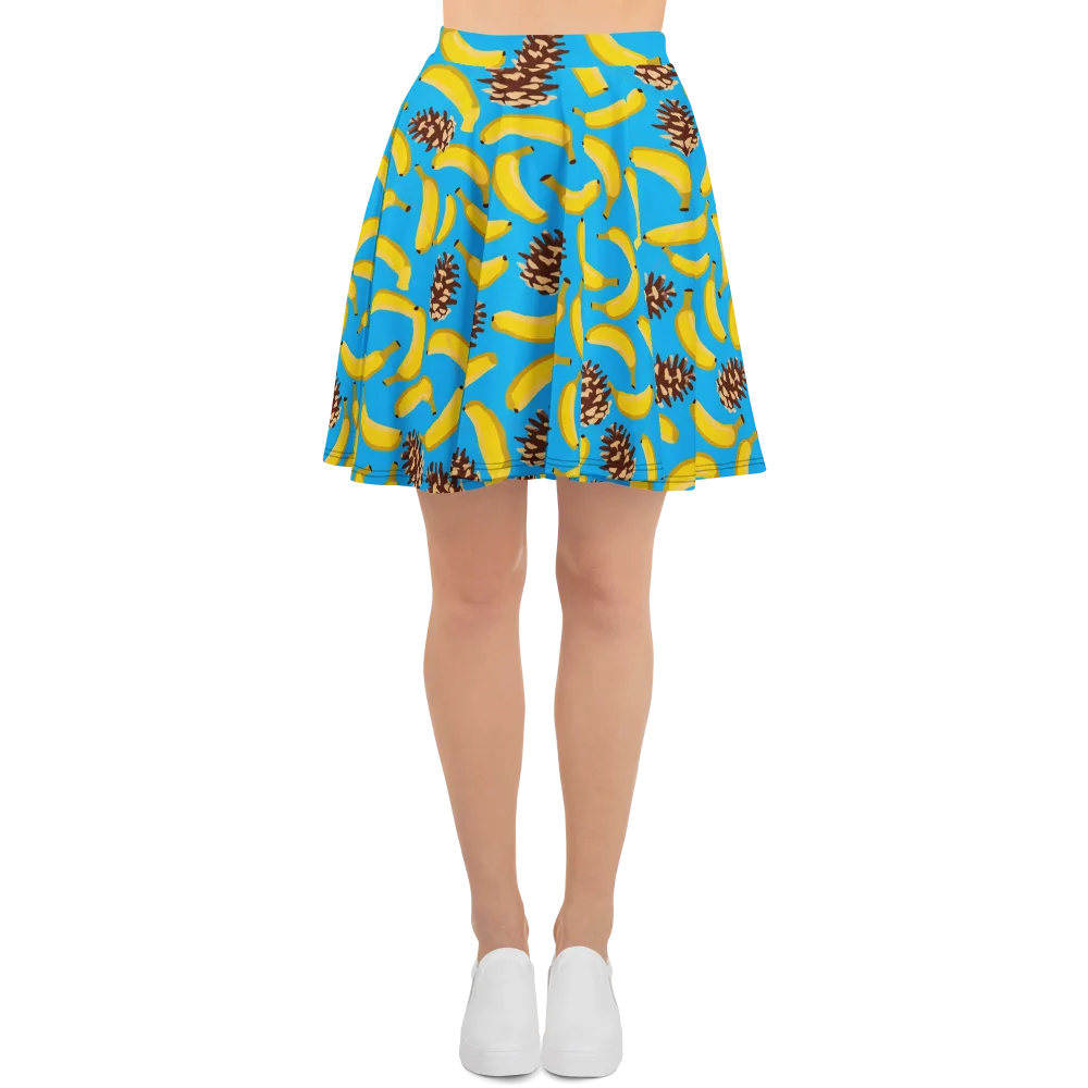 Tropic Timber on Skater Skirt — Front