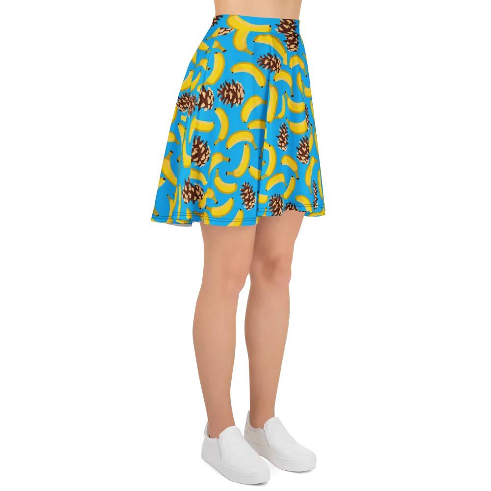Tropic Timber on Skater Skirt — Right
