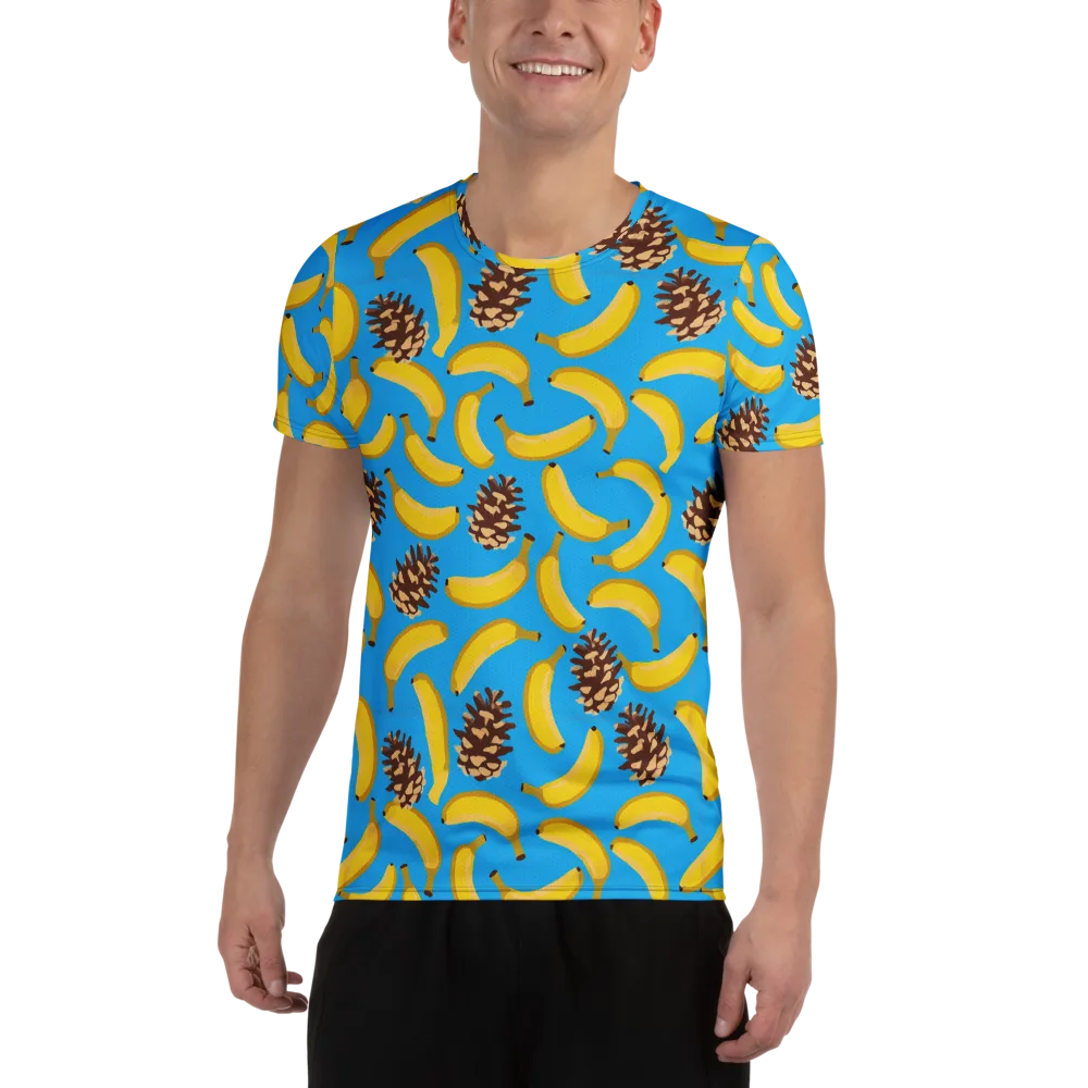 Tropic Timber on Men's Athletic T-Shirt — Front