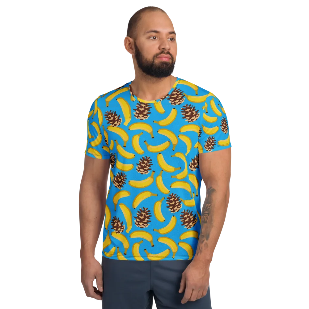 Tropic Timber on Men's Athletic T-Shirt — Front