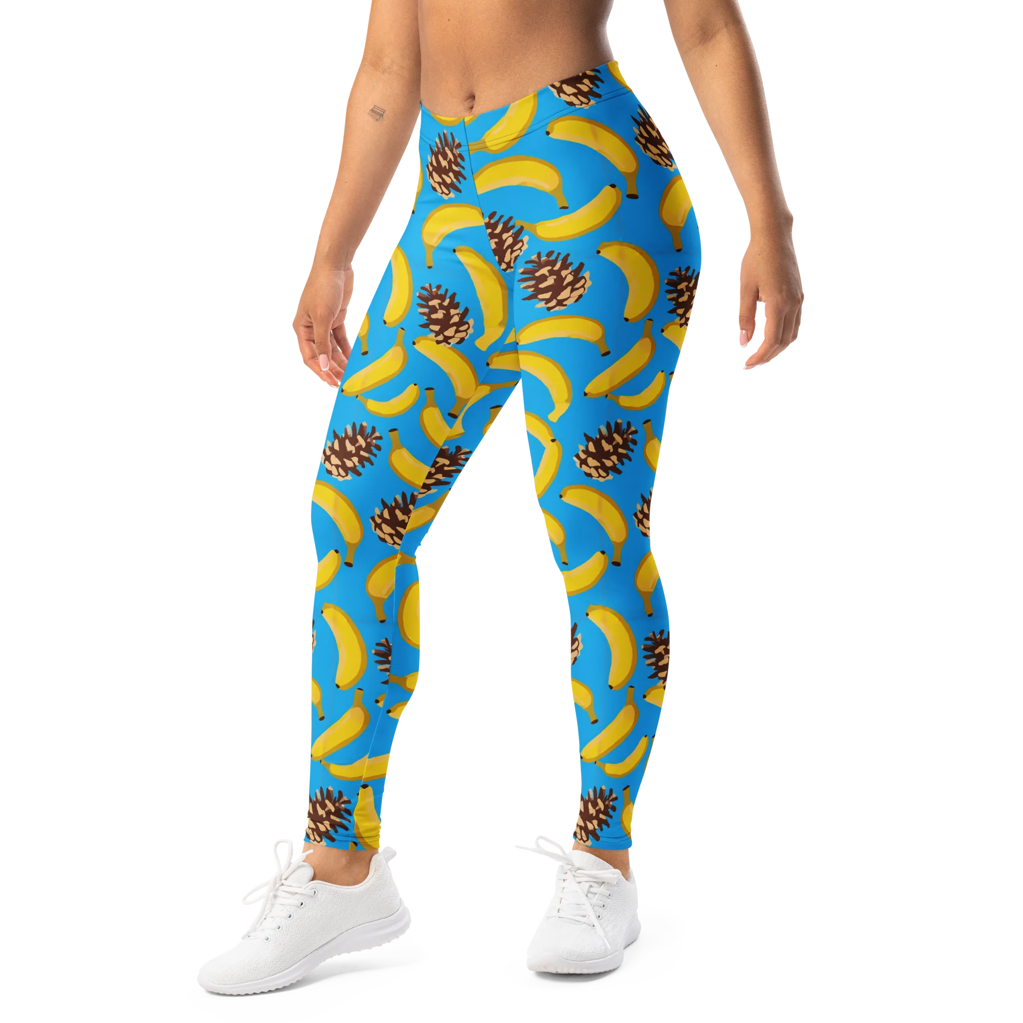 Tropic Timber on Leggings — Left Front