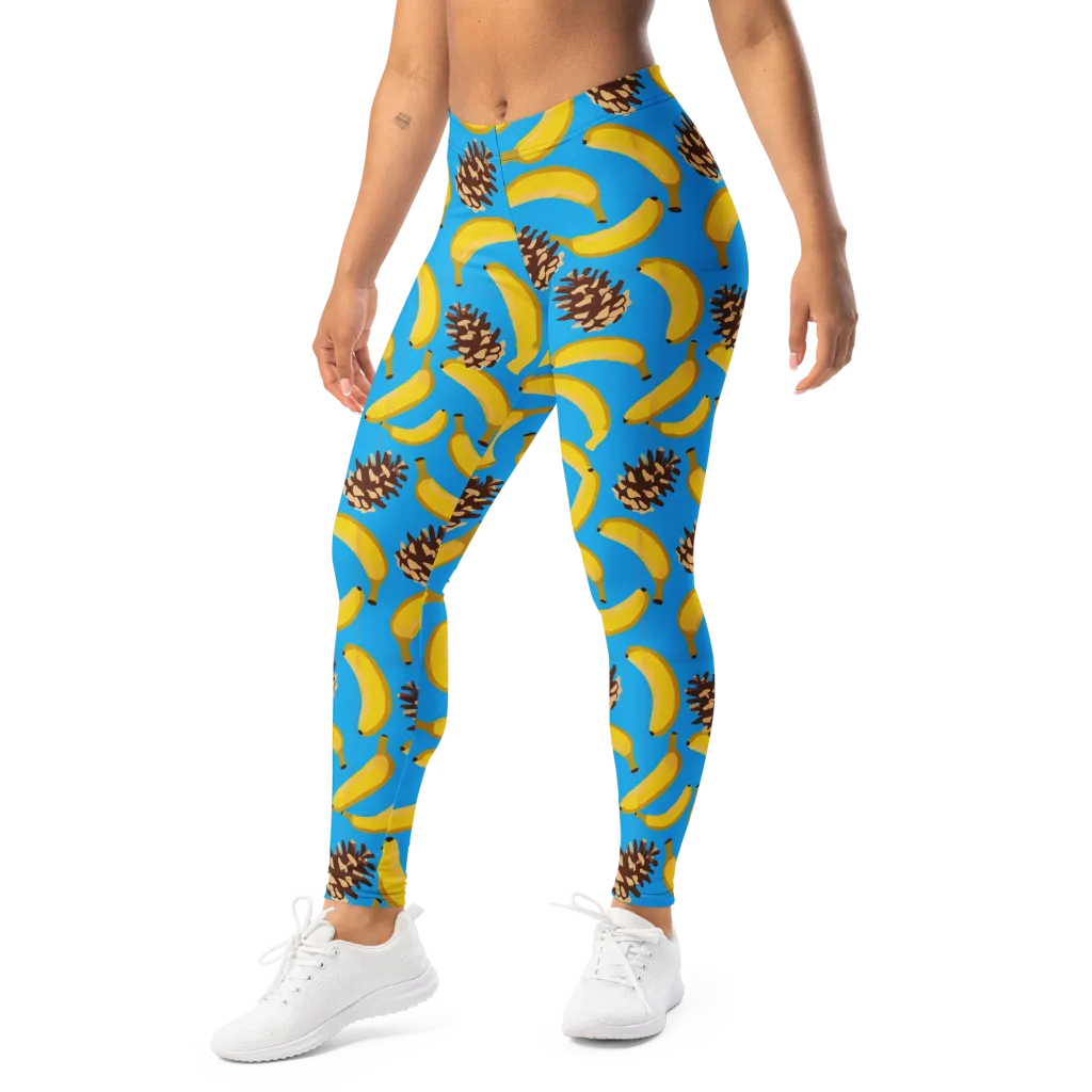Tropic Timber on Leggings — Left Front