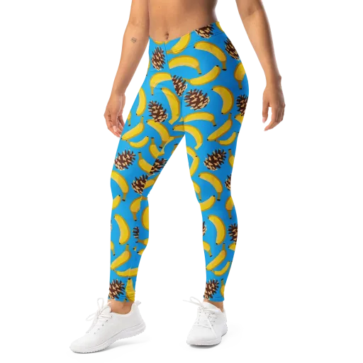 Tropic Timber on a Leggings