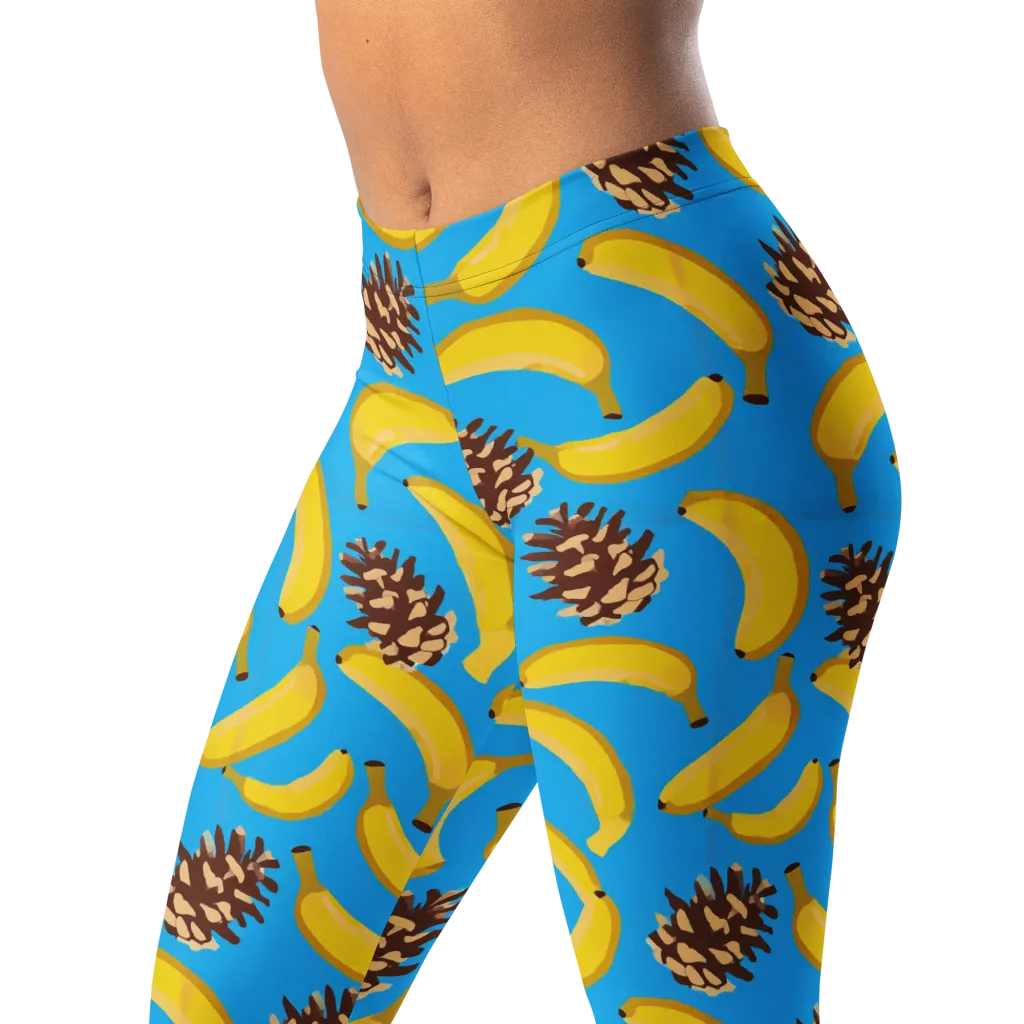 Tropic Timber on Leggings — Left Front