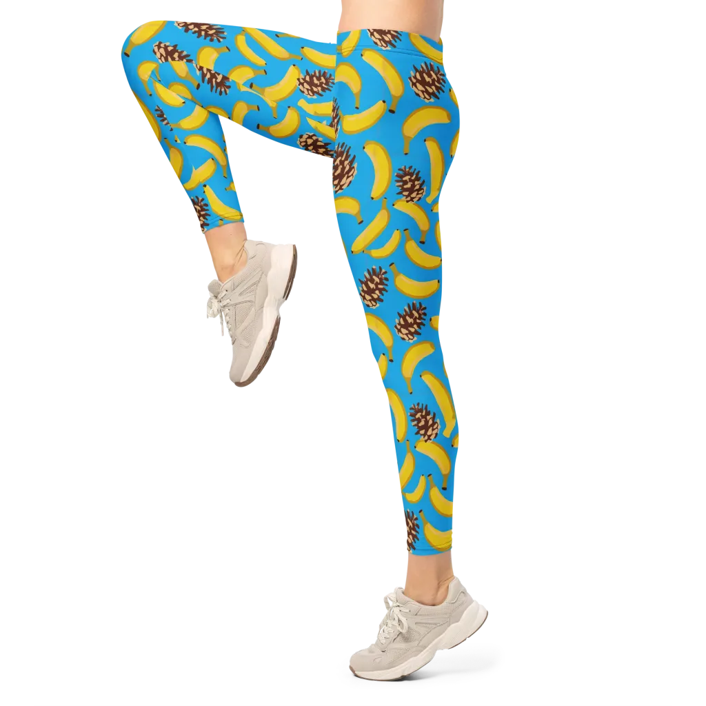Tropic Timber on Leggings — Left
