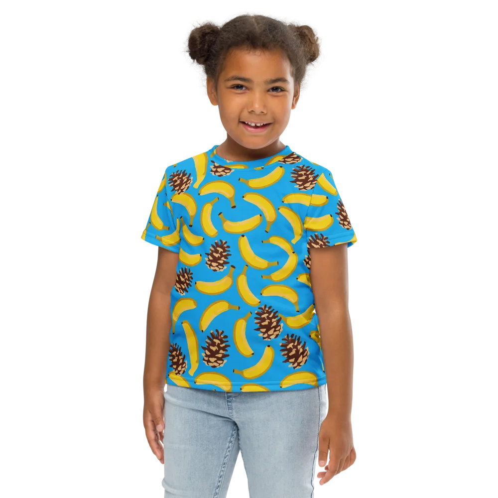 Tropic Timber on Kids Crew Neck T-Shirt — Front