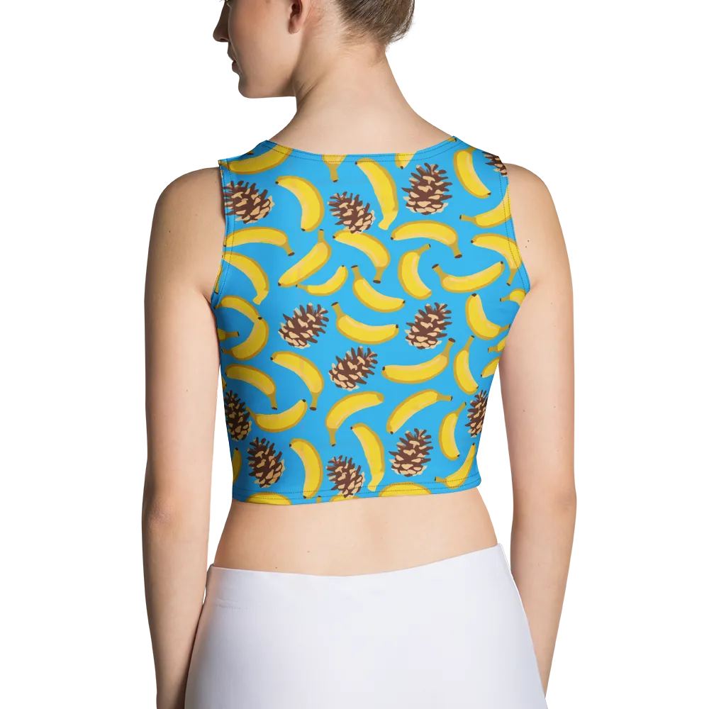 Tropic Timber on Crop Top — Back