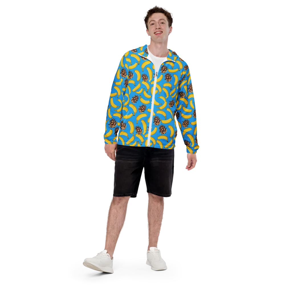 Tropic Timber on Men's Windbreaker — Front