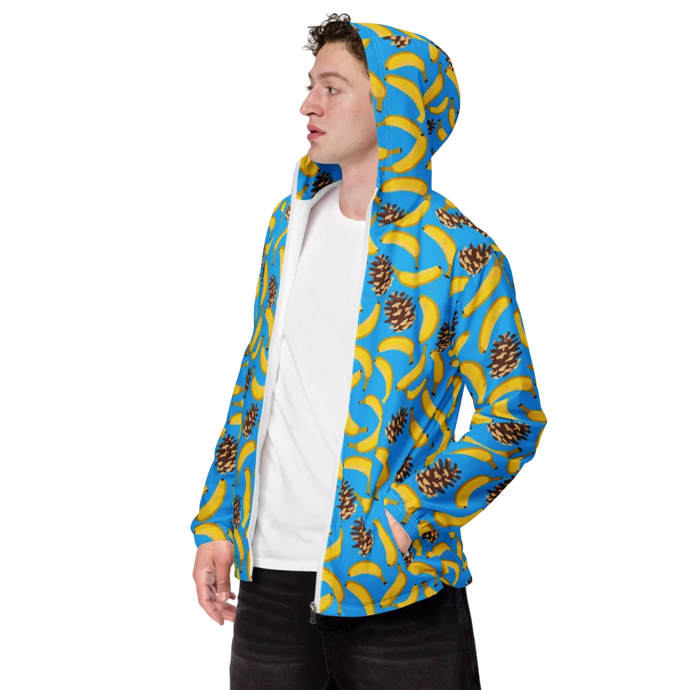 Tropic Timber on Men's Windbreaker — Left Front