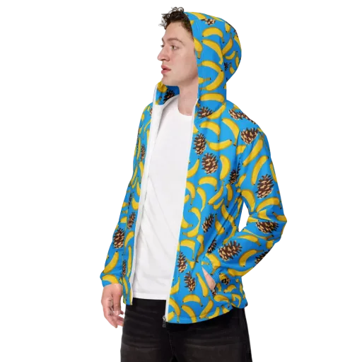 Tropic Timber on a Men's Windbreaker
