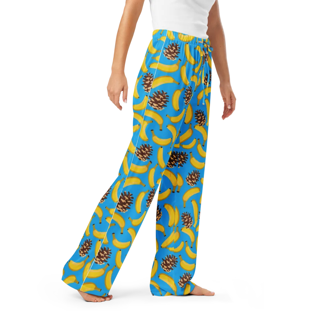 Tropic Timber on Women's Pajama Pants — Right Front