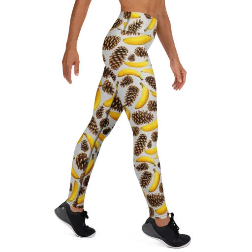 Banana Conifer on a Yoga Leggings