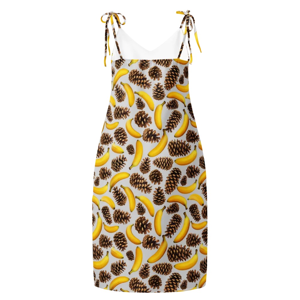 Banana Conifer on Slip Dress — Back