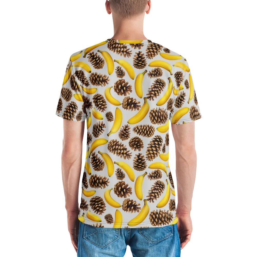 Banana Conifer on Men's Crew Neck T-Shirt — Back