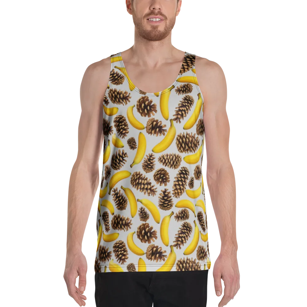 Banana Conifer on Men's Tank Top — Front