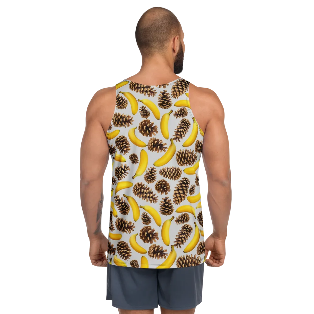 Banana Conifer on Men's Tank Top — Back