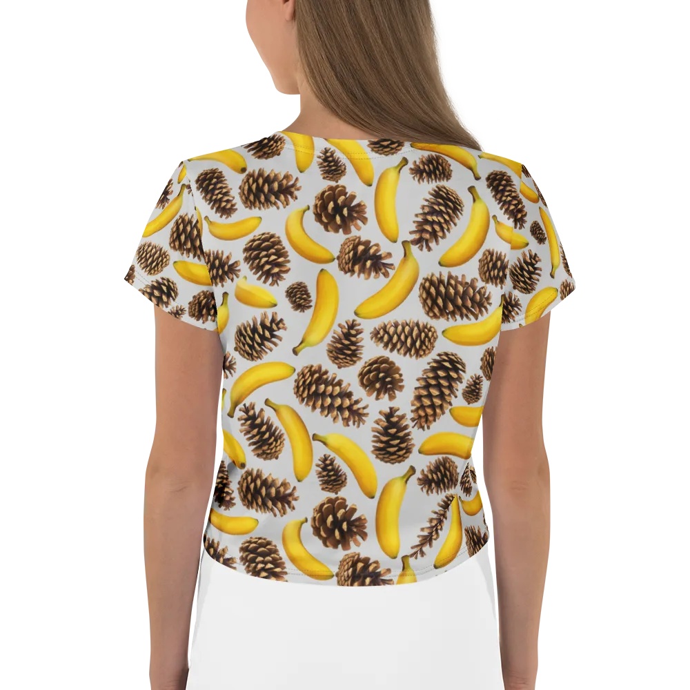 Banana Conifer on Crop Tee — Back