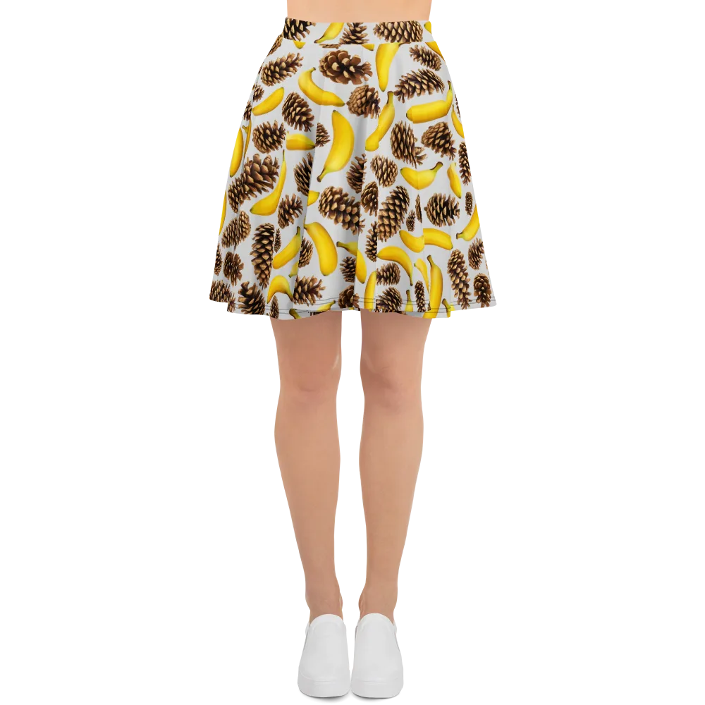 Banana Conifer on Skater Skirt — Front