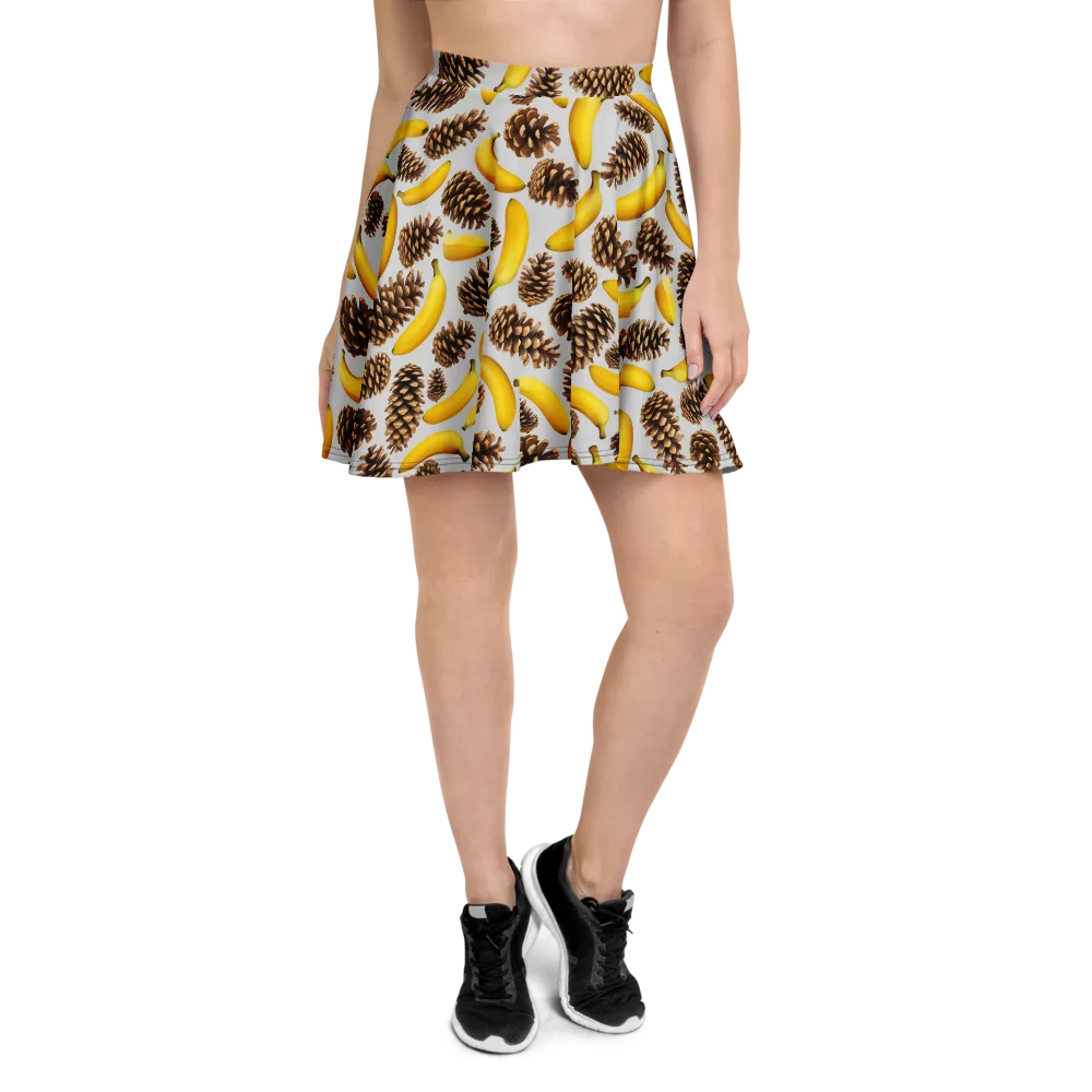 Banana Conifer on Skater Skirt — Front