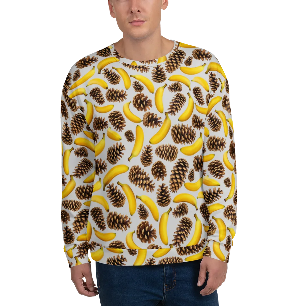 Banana Conifer on Sweatshirt — Front