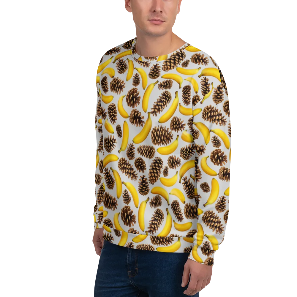 Banana Conifer on Sweatshirt — Left Front