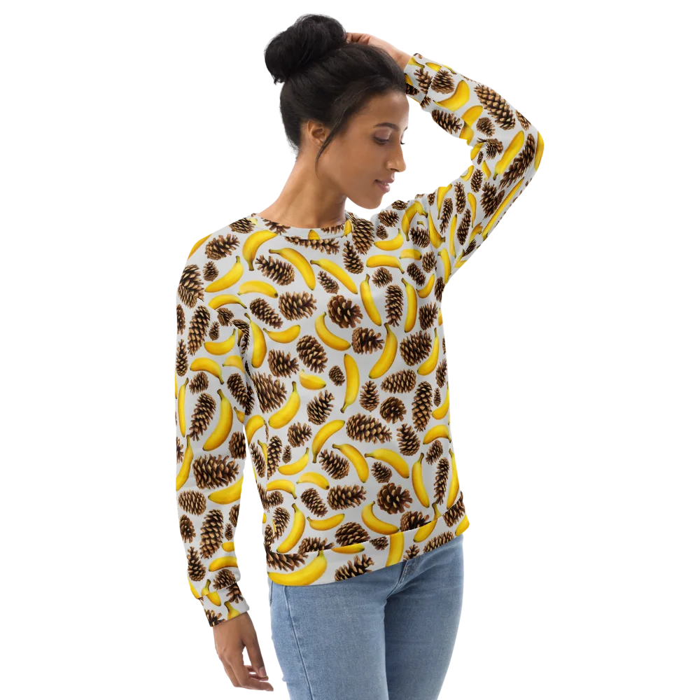 Banana Conifer on Sweatshirt — Right Front