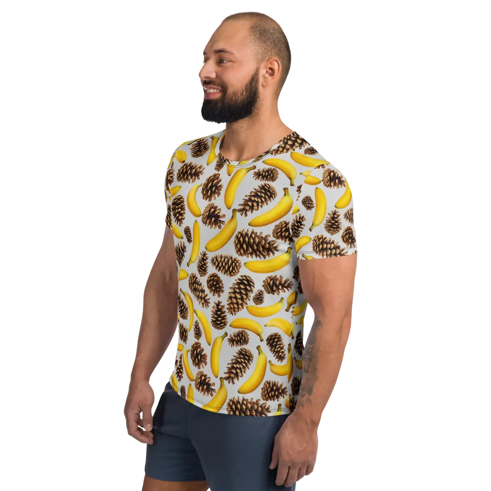 Banana Conifer on Men's Athletic T-Shirt — Left