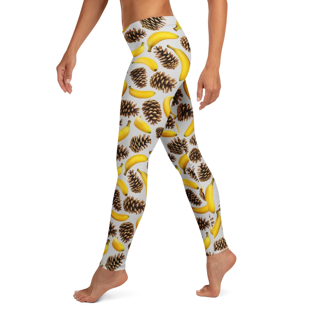Banana Conifer on Leggings — Left