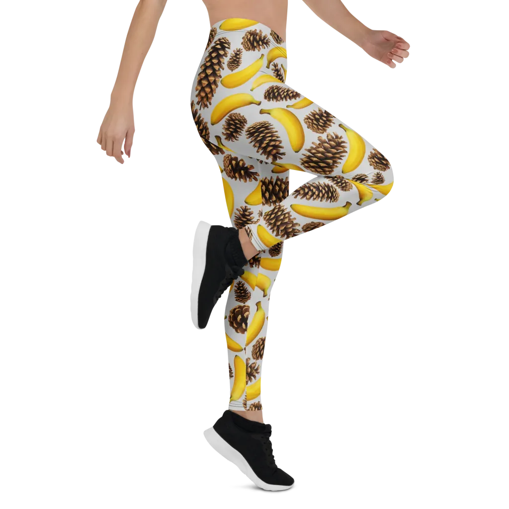 Banana Conifer on Leggings — Right