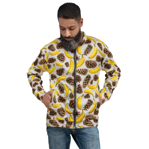 Banana Conifer on a Bomber Jacket