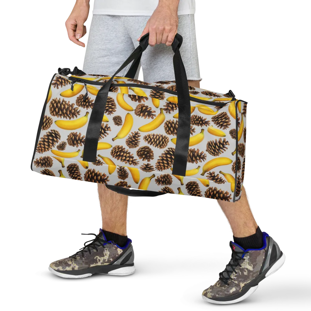 Banana Conifer on Duffle Bag — Front