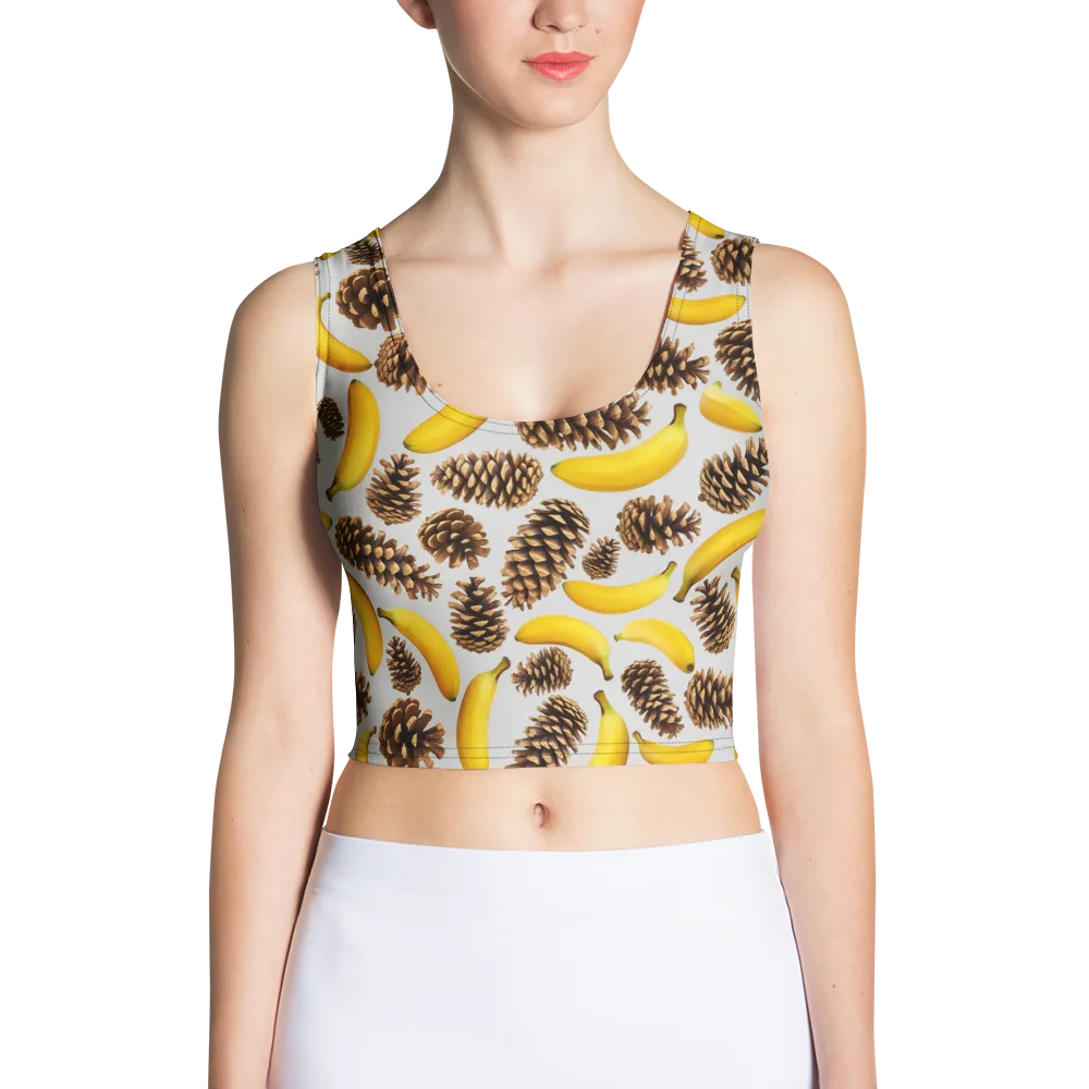 Banana Conifer on Crop Top — Front