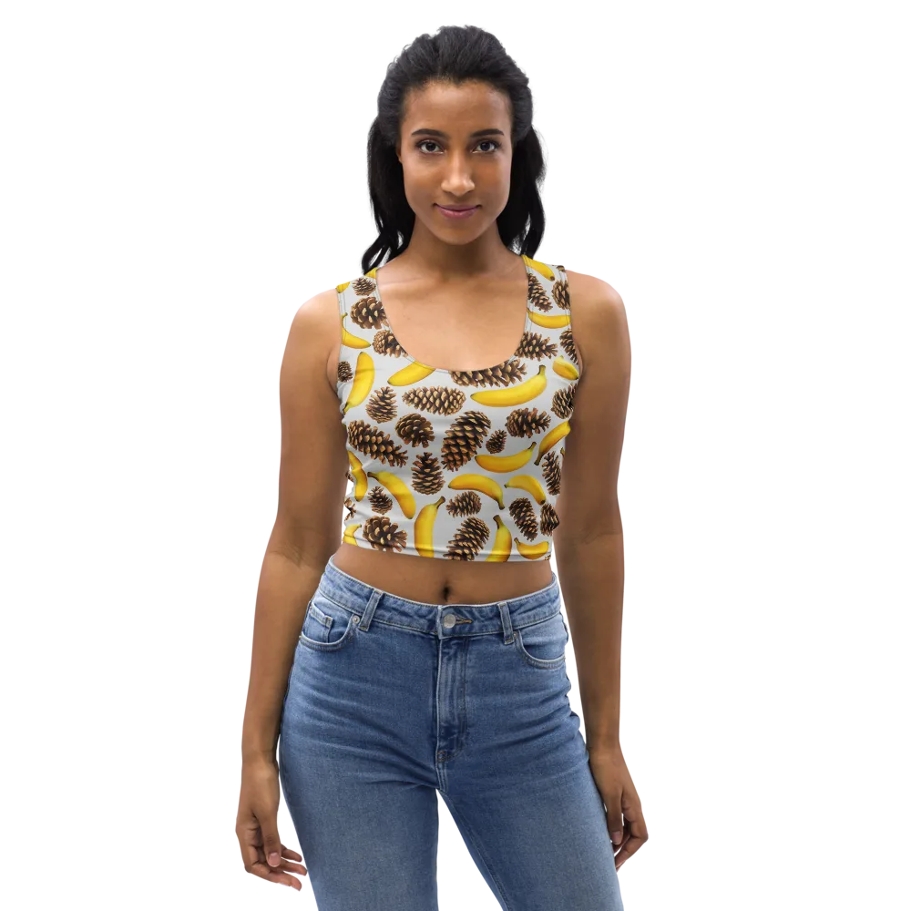 Banana Conifer on Crop Top — Front