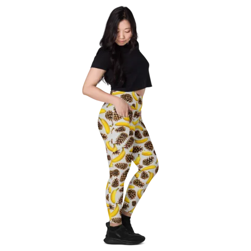 Banana Conifer on a Leggings with Pockets