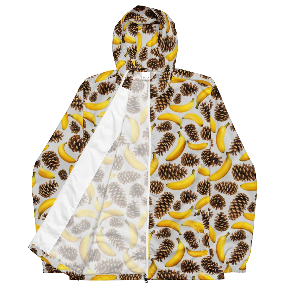 Banana Conifer on Men's Windbreaker — Front