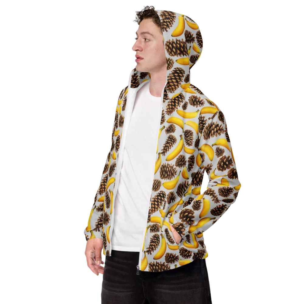 Banana Conifer on Men's Windbreaker — Left Front