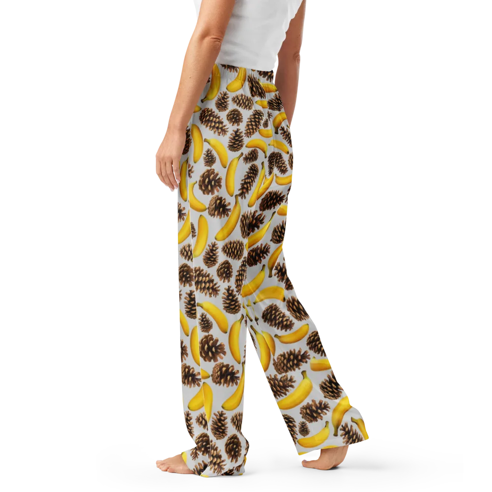 Banana Conifer on Women's Pajama Pants — Left