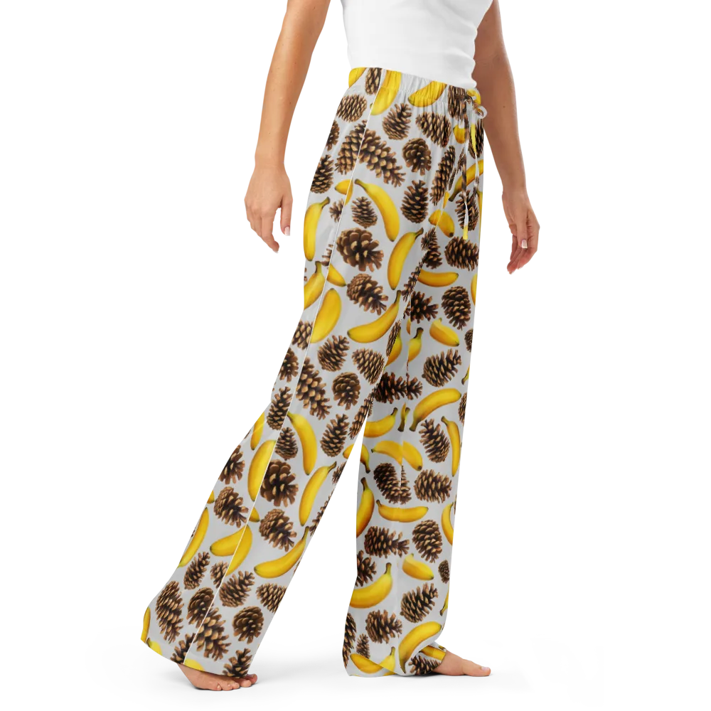 Banana Conifer on Women's Pajama Pants — Right Front