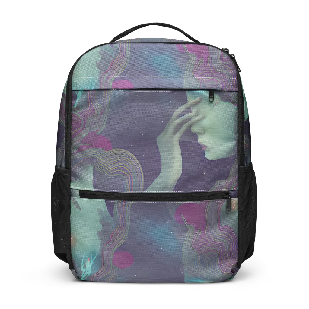 Ethereal Muse on Utility Backpack — Front