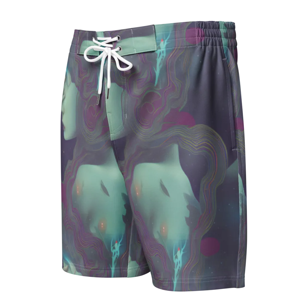 Ethereal Muse on Men's Board Shorts — Front