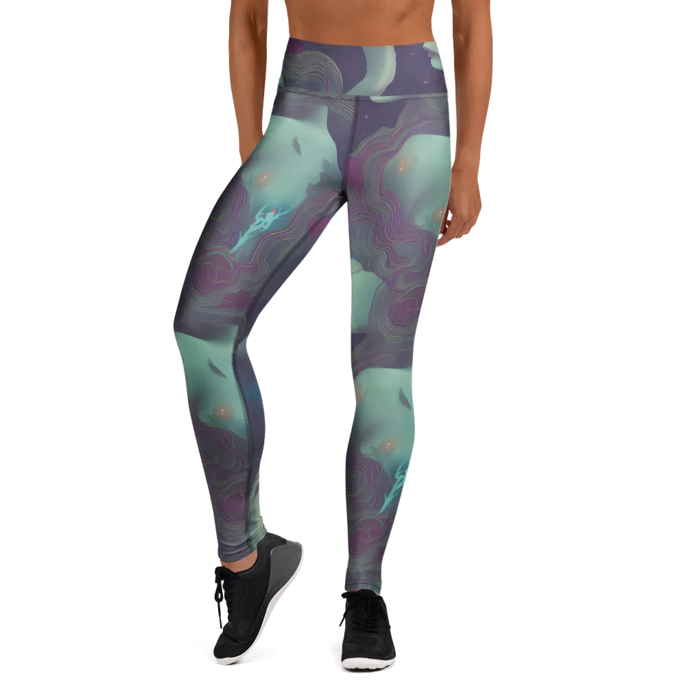 Ethereal Muse on Yoga Leggings — Front