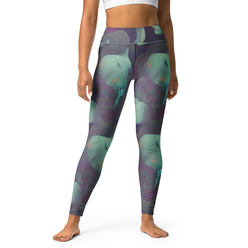 Ethereal Muse on Yoga Leggings — Front