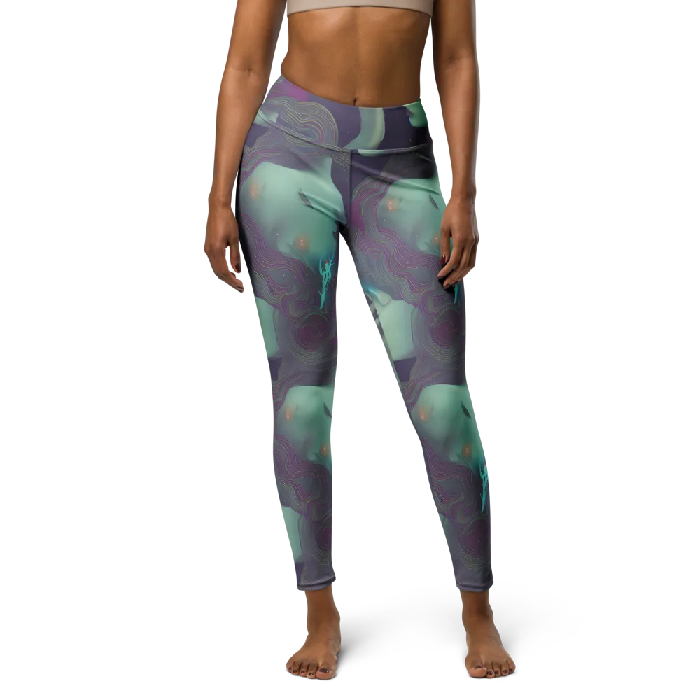 Ethereal Muse on Yoga Leggings — Front