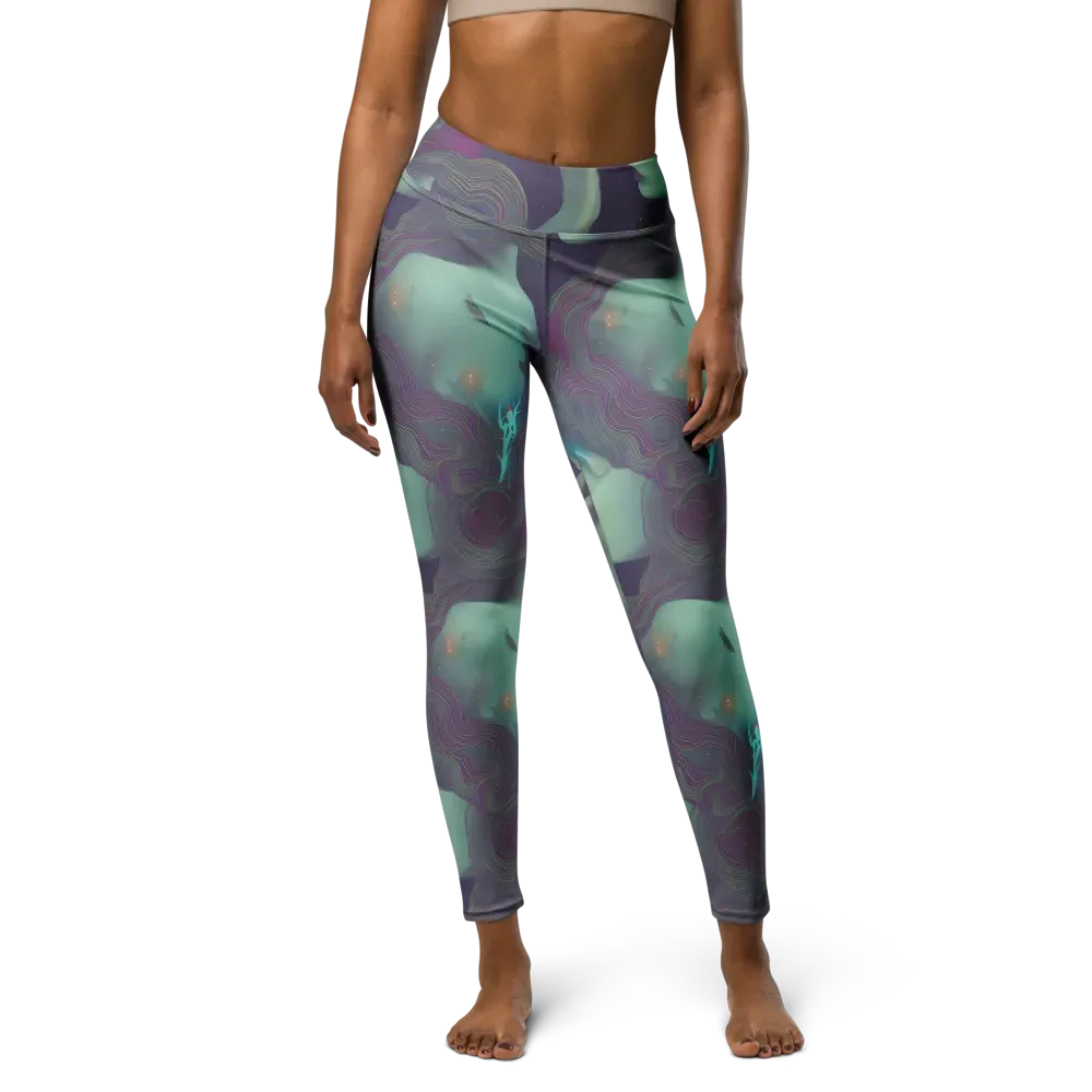 Ethereal Muse on Yoga Leggings — Front