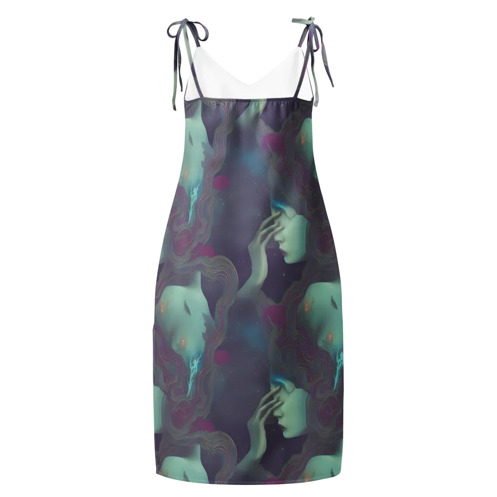 Ethereal Muse on Slip Dress — Back