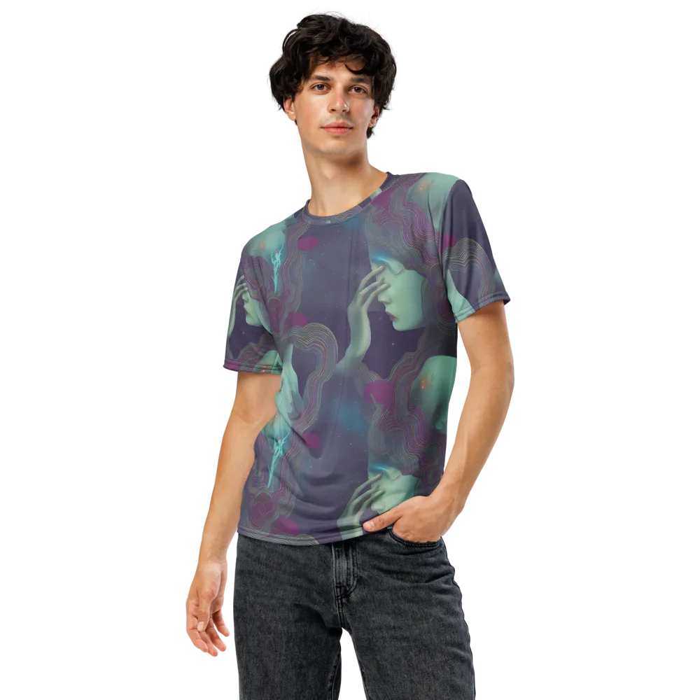 Ethereal Muse on Men's Crew Neck T-Shirt — Front