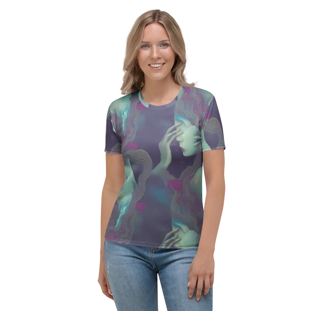 Ethereal Muse on Women's Crew Neck T-Shirt — Front